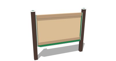 4′ Wide Magnetic Chalkboard / Dry Erase Panels- NEP
