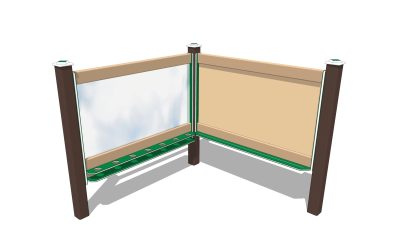 4′ Wide Paint & dry erase Combo Panels- NEP