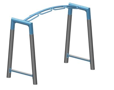 Nin*ka Horizontal overhead wave ladder (up)- Jambette
