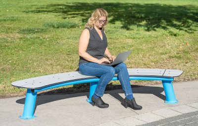 Curved Bench Without Back - Jambette