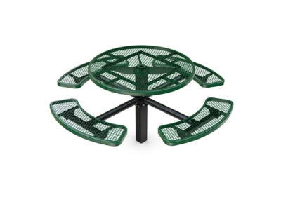 Expanded Metal Round Pedestal Table- SRP