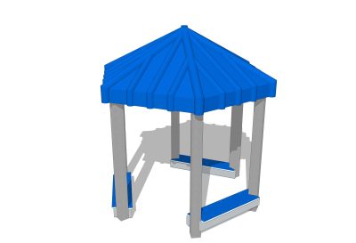 Gazebo with Hex Roof- NEP