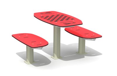 Chessboard table- Jambette