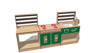 Mud Kitchen Island- NEP