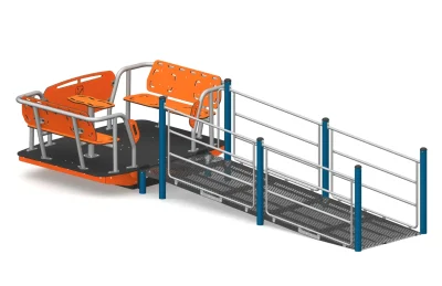 Gondola with acces ramp (L-21027-B)- Jambette