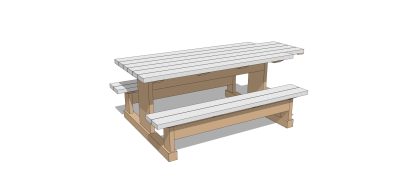 Picnic Table (7ft ADA Accessible)-Playmart